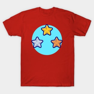 Star Collection Cartoon Vector Icon Illustration T-Shirt